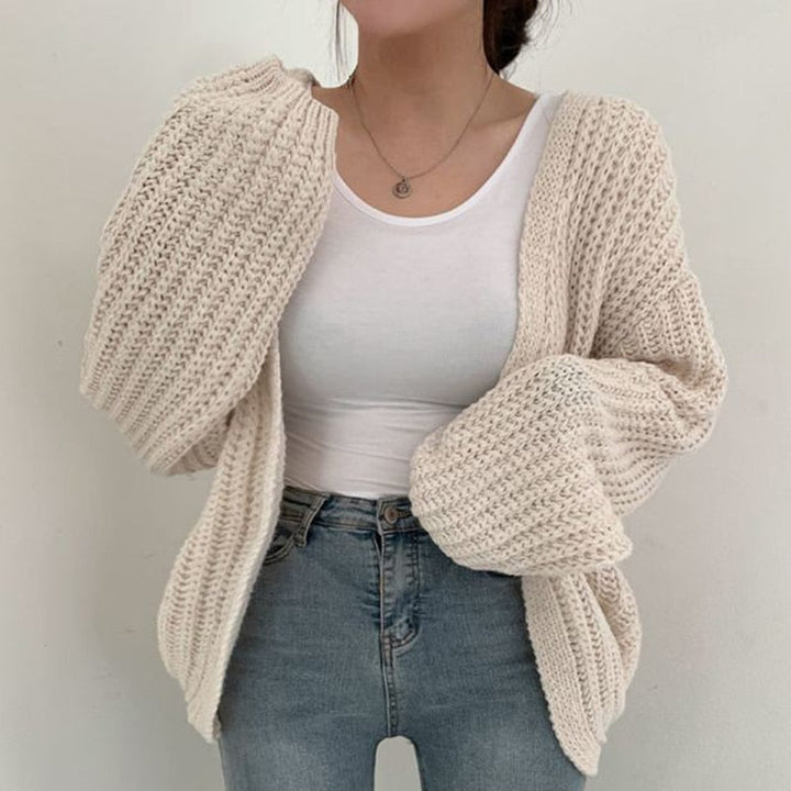 Katie | Women’s Casual Oversized Ballon Cardigan