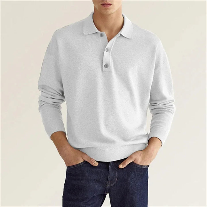 George | Men’s Minimal Style Long Sleeve Shirt
