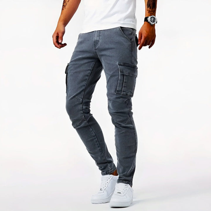 Elliot | Men’s Stretch Fit Cargo Pants with Side Pockets