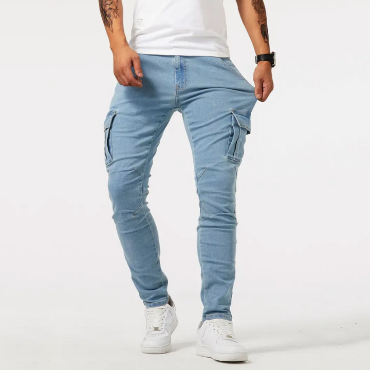 Elliot | Men’s Stretch Fit Cargo Pants with Side Pockets