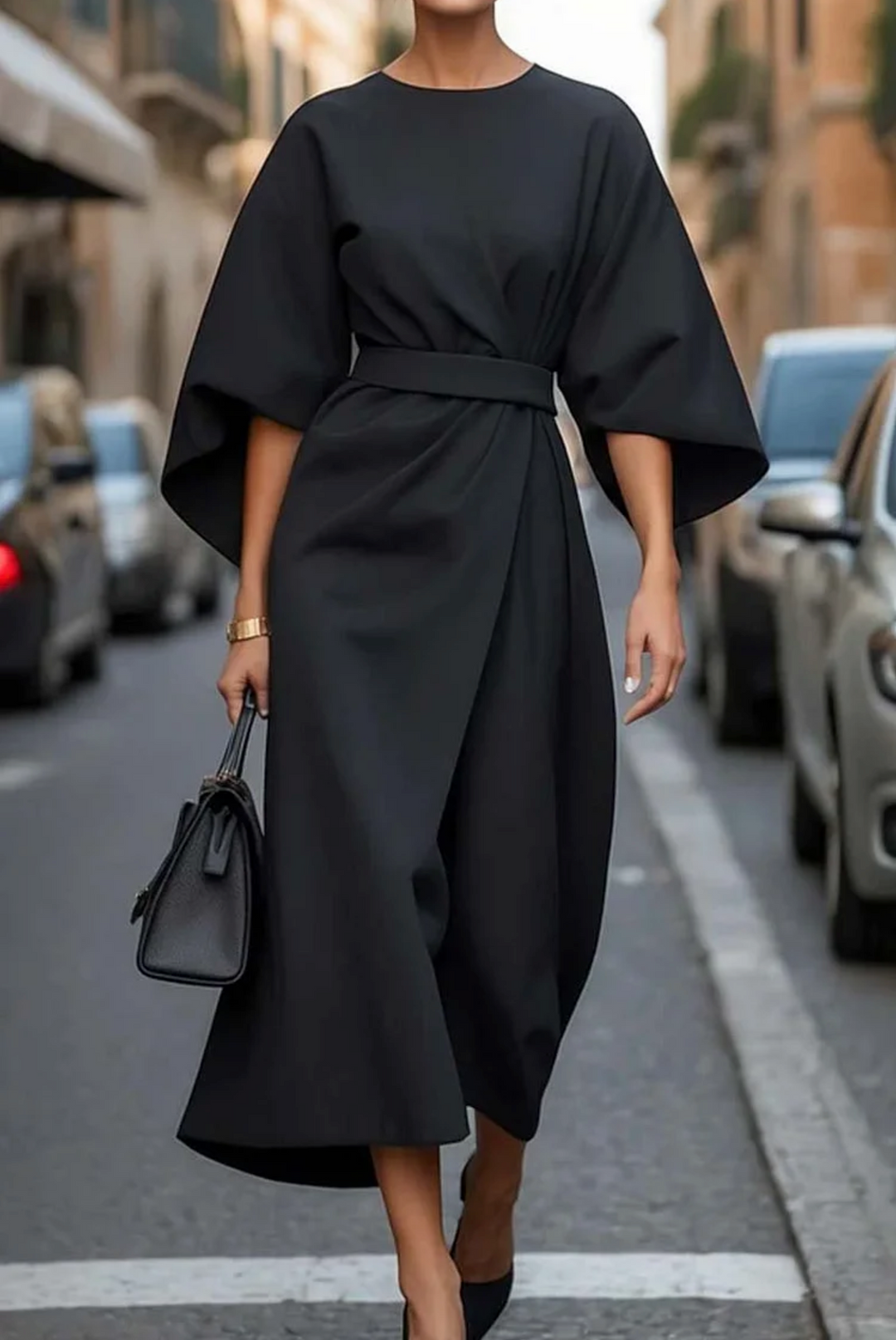 Pixie | Cocktail Dress with Lantern Sleeves