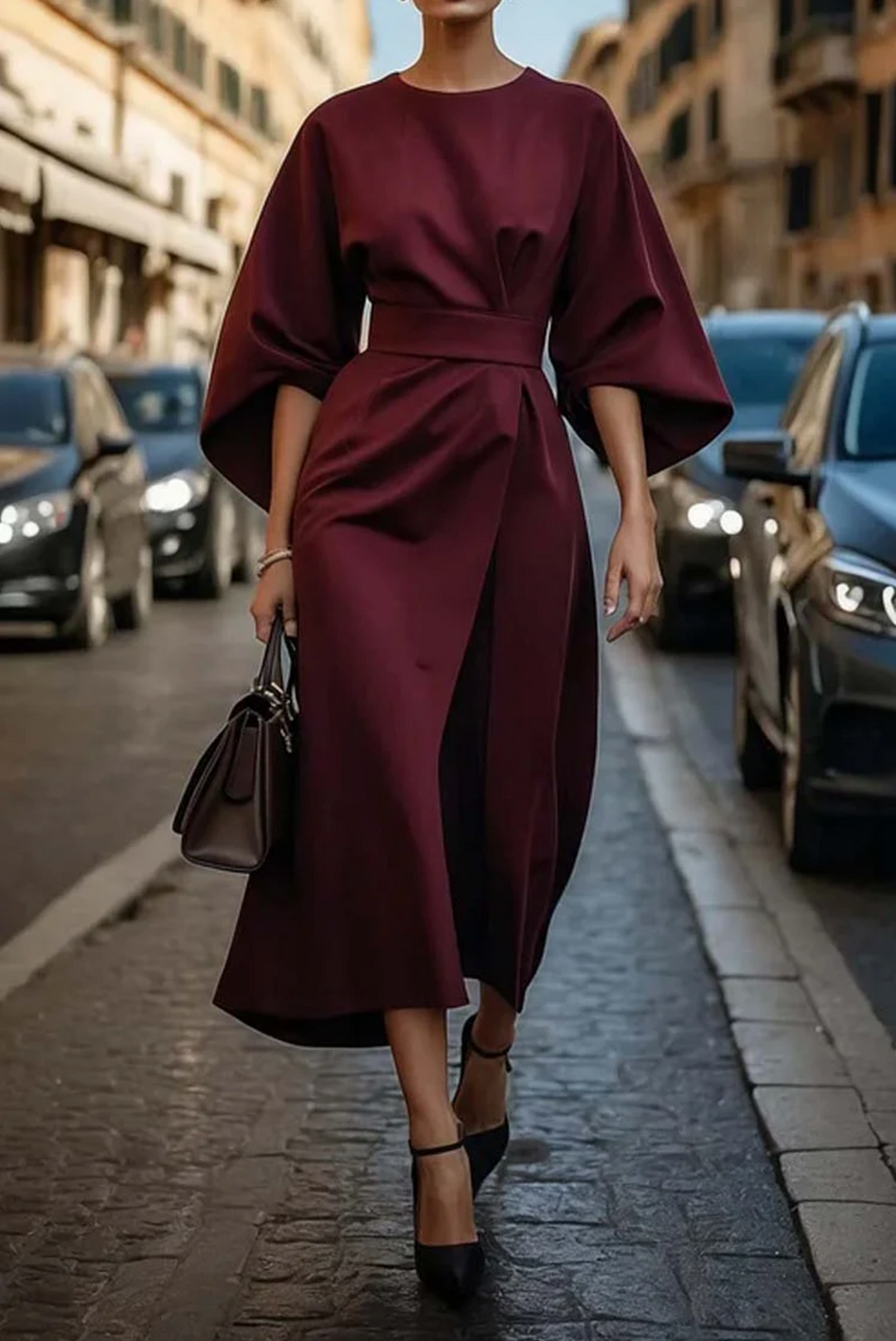 Pixie | Cocktail Dress with Lantern Sleeves