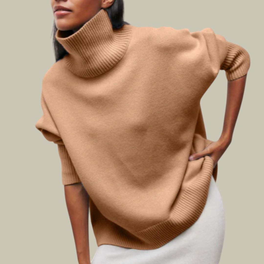 Ruby | Women’s Winter Oversized Turtleneck Pullover Sweater