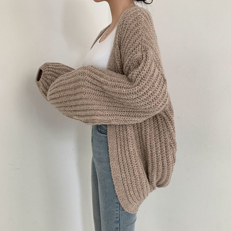 Katie | Women’s Casual Oversized Ballon Cardigan