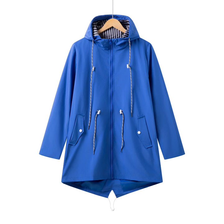 Eloise | Women’s Hooded Zip Front Casual Design Jacket