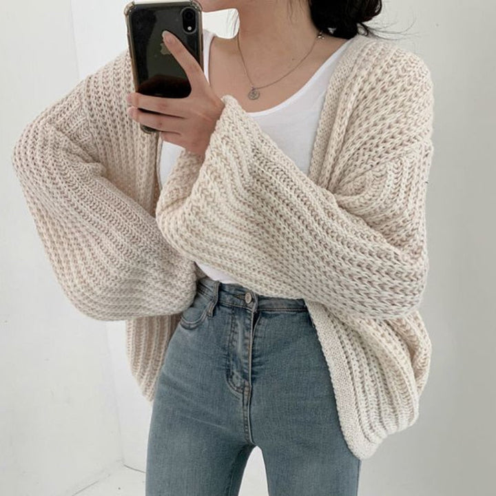 Katie | Women’s Casual Oversized Ballon Cardigan