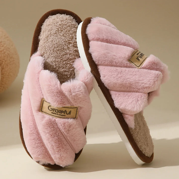 Ava | Women Plush Winter Slippers