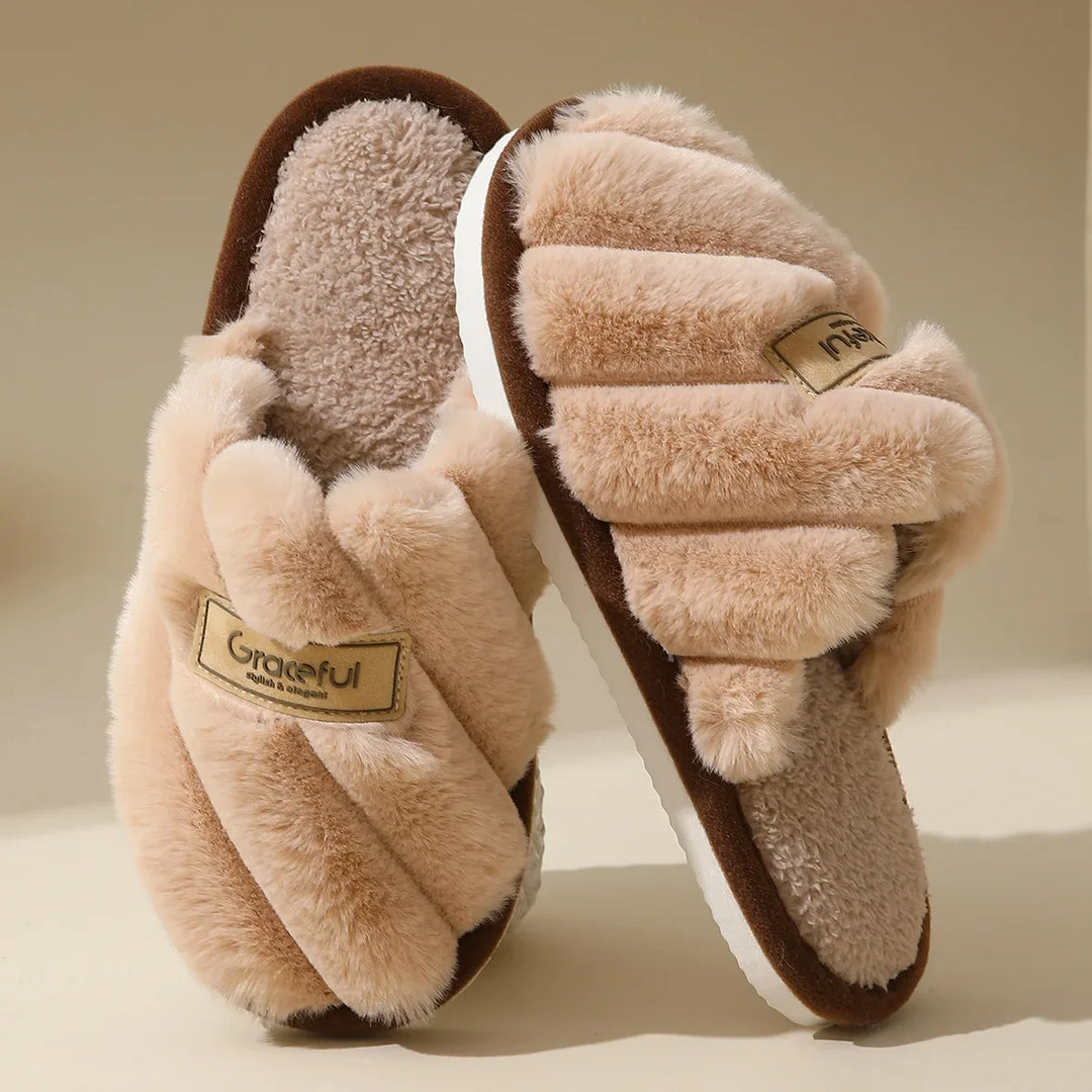Ava | Women Plush Winter Slippers