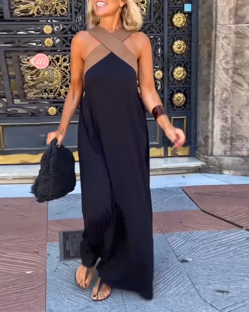 Maxinne | Cross Neck Dress