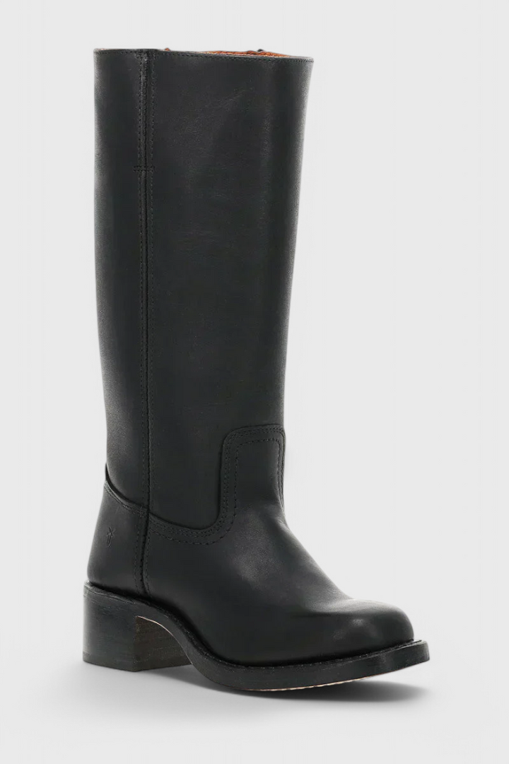 Rachel | Women’s Leather Knee-High Boots with Heels
