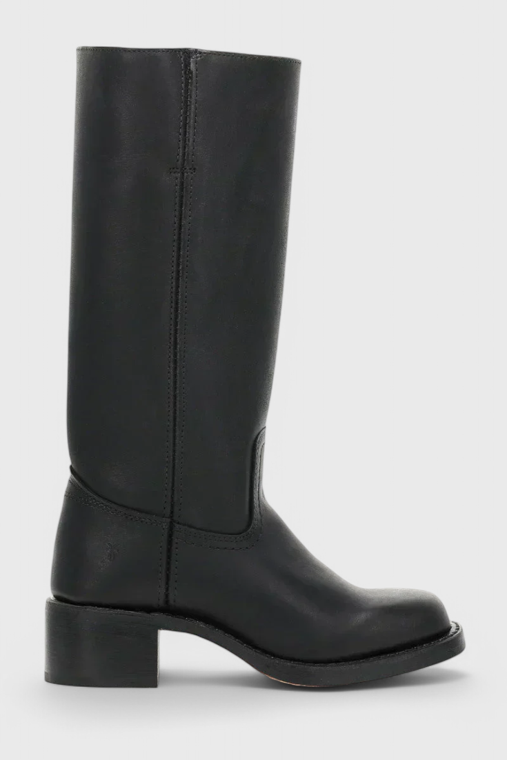 Rachel | Women’s Leather Knee-High Boots with Heels