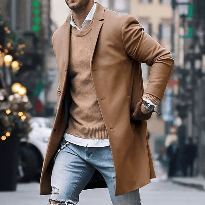 Oliver | Men’s Long Streetwear Fashion Coat