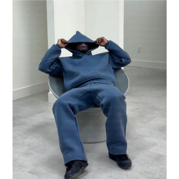 Aaron | Men’s Minimal Hooded Sweater Set