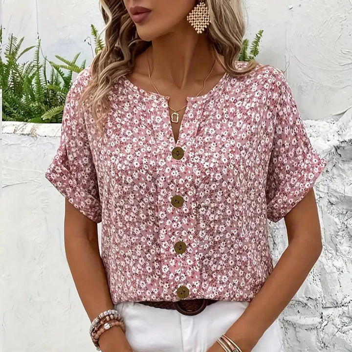 Velma | Elegant Floral Blouse