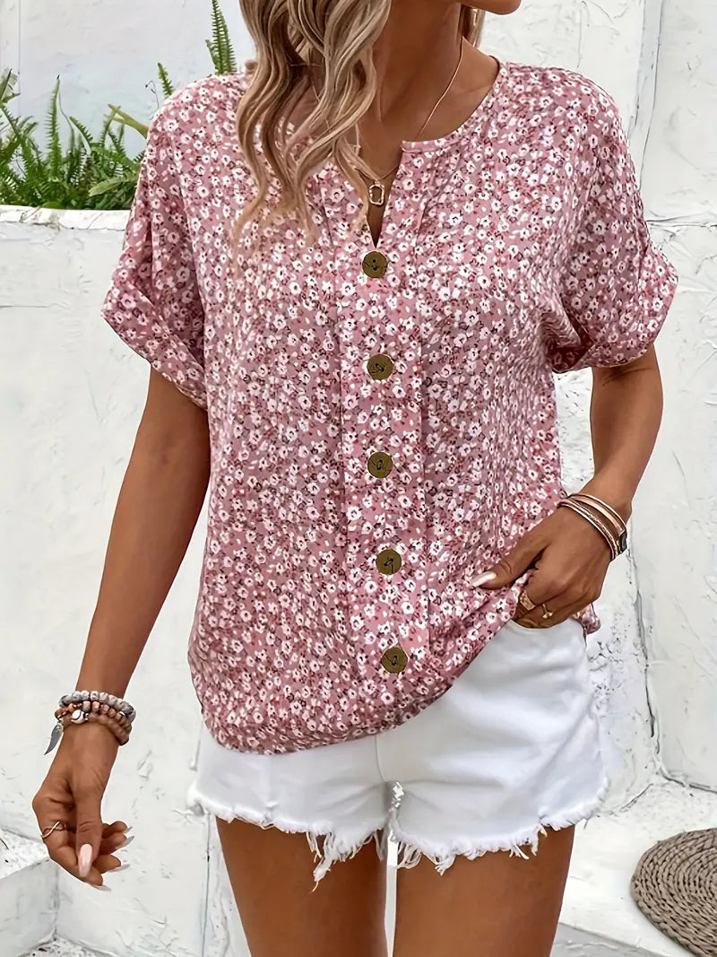 Velma | Elegant Floral Blouse