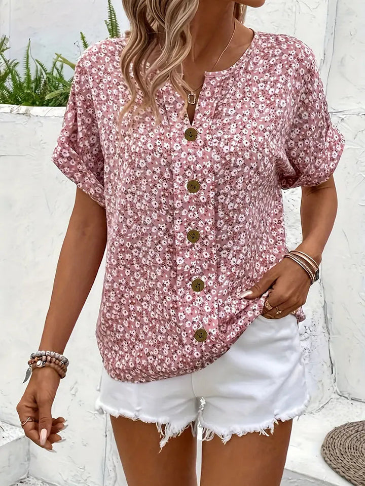 Velma | Elegant Floral Blouse