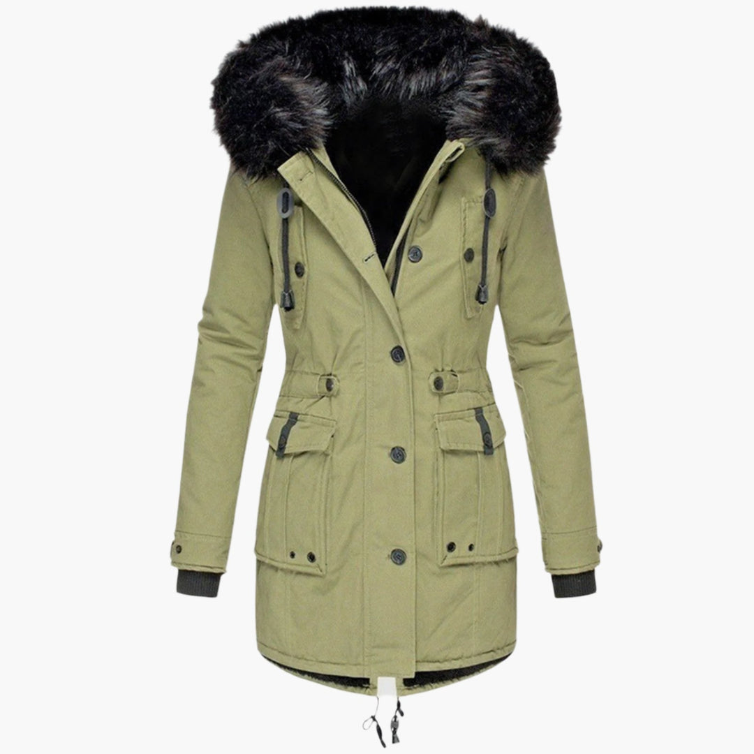 Ruby | Women’s Thick Hooded Cold Weather Parka Coat
