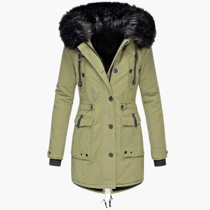 Ruby | Women’s Thick Hooded Cold Weather Parka Coat