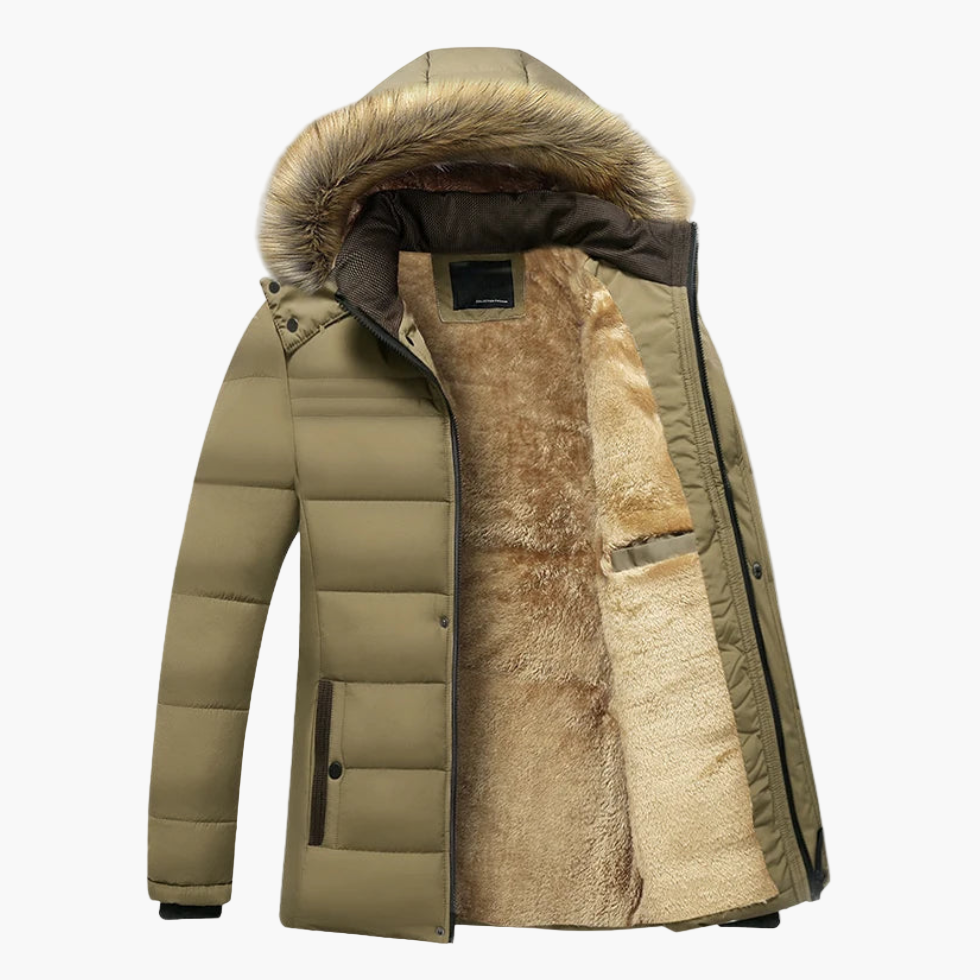 Brandon  | Men’s Warm Hood Outdoor Heavy-Duty Winter Jackets