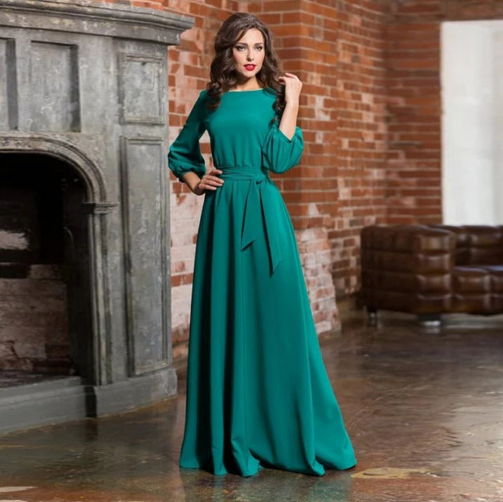 Annabelle | Women’s Long Sleeve Wedding Guest Dress