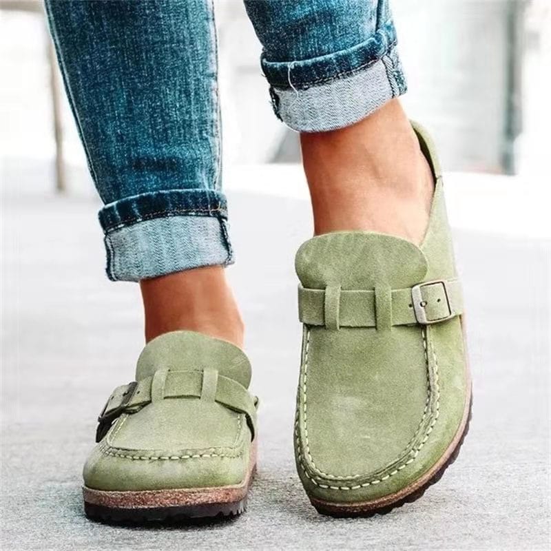 Elsie | Women’s Casual Buckle Slip On Loafer Shoes