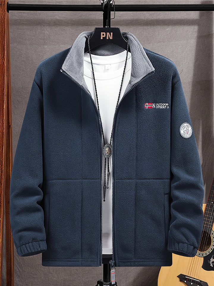 Jayden | Men’s Classic Zip Closure Outdoor Fleece Jacket