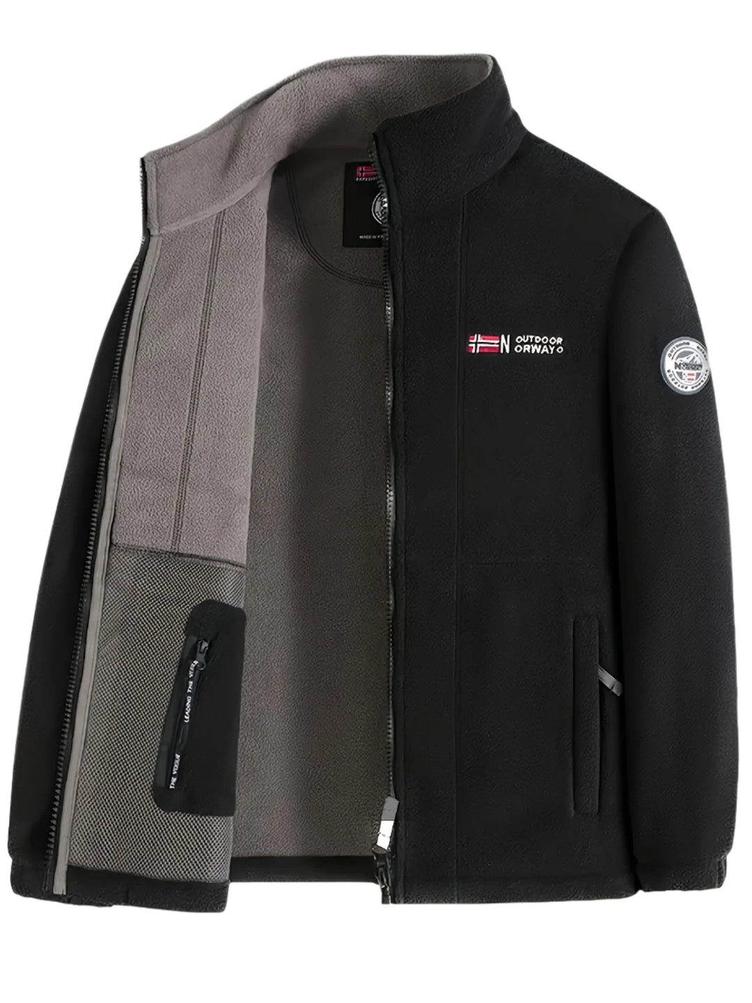 Jayden | Men’s Classic Zip Closure Outdoor Fleece Jacket