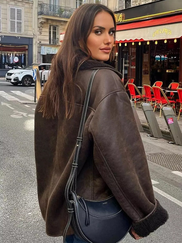Freya | Women’s Classic Double-Breasted Wool Coat