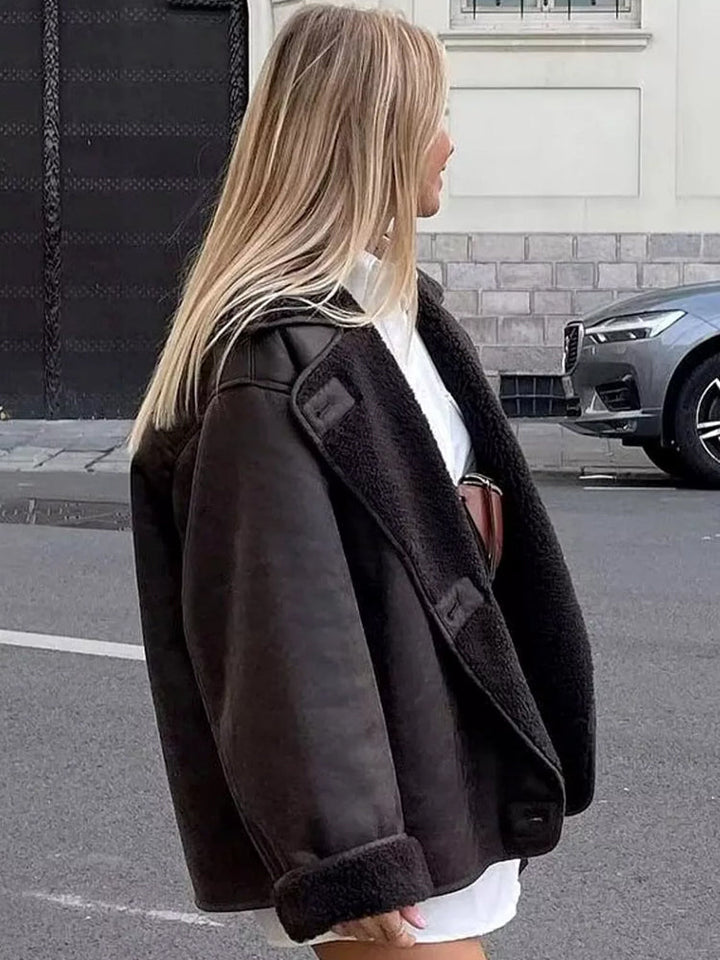 Freya | Women’s Classic Double-Breasted Wool Coat