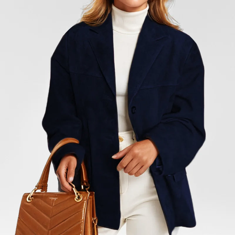 Florence | Women’s Elegant Button-Up Oversized Coat