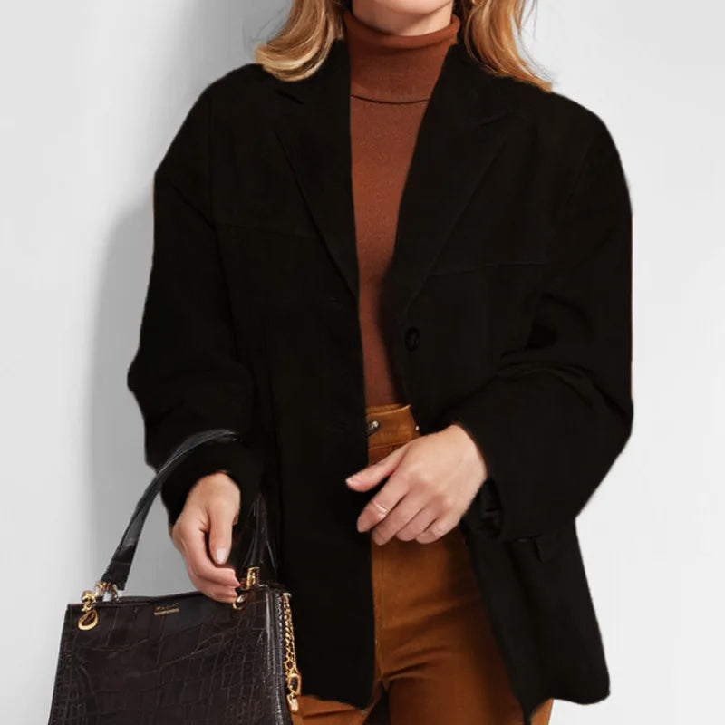 Florence | Women’s Elegant Button-Up Oversized Coat