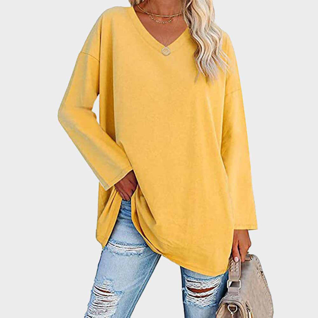 FREYA | FASHIONABLE LONG SLEEVED T-SHIRT FOR WOMEN