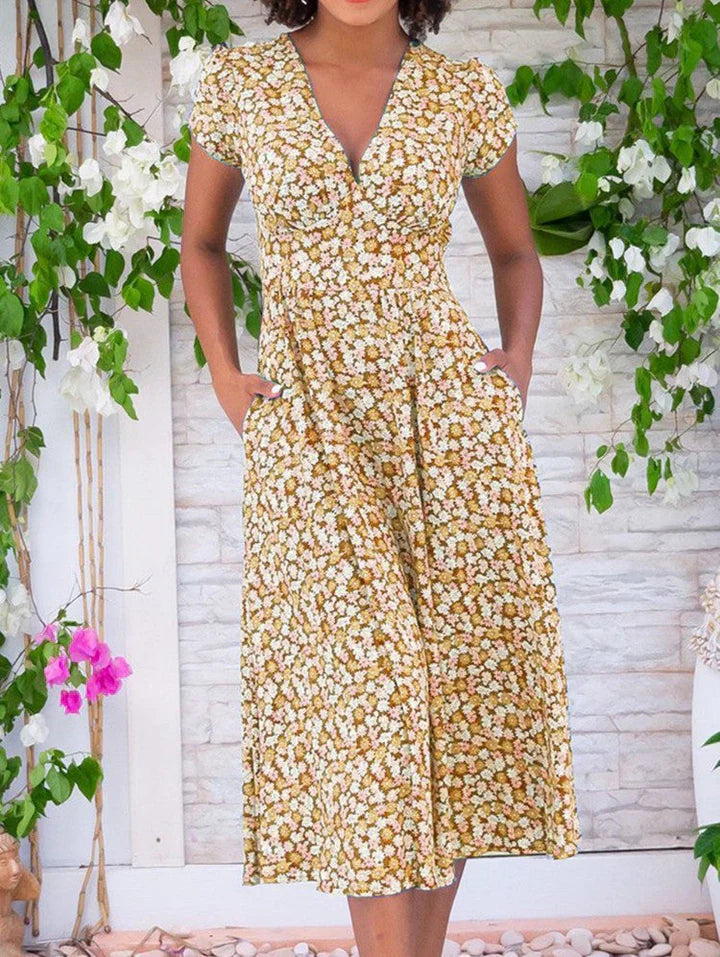Zervou | Summer Midi Dress with Pockets