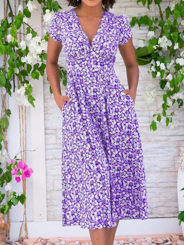Zervou | Summer Midi Dress with Pockets