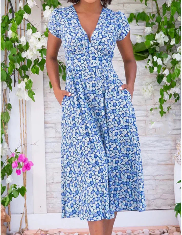 Zervou | Summer Midi Dress with Pockets