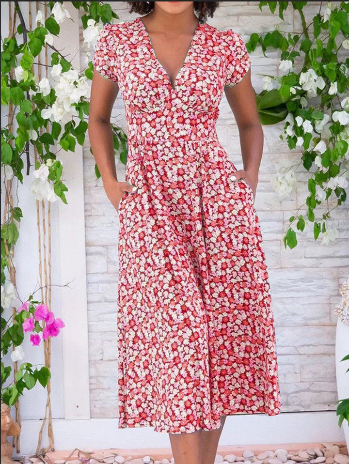 Zervou | Summer Midi Dress with Pockets