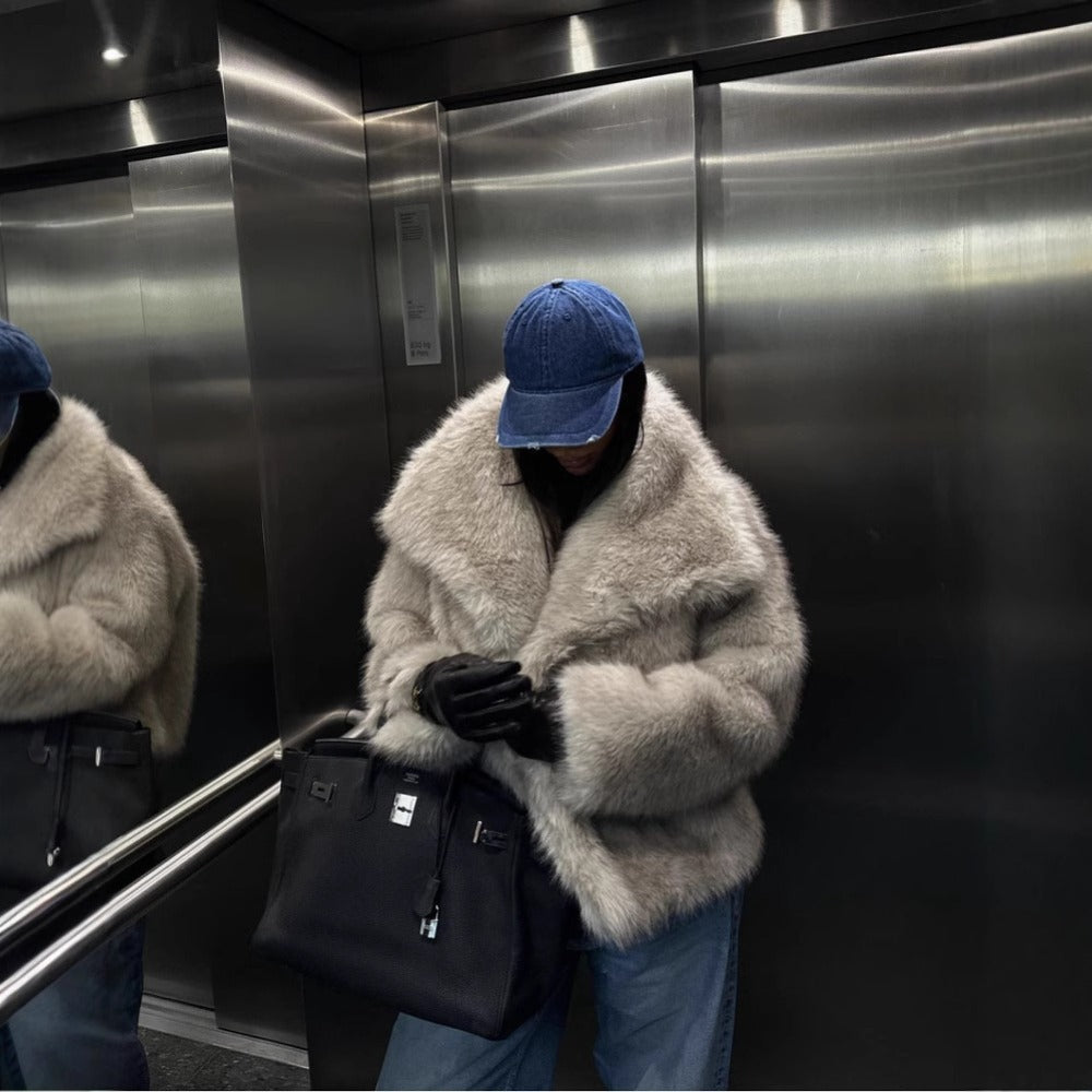 Bethany | Women’s Oversized Faux Fur Winter Fashion Coat