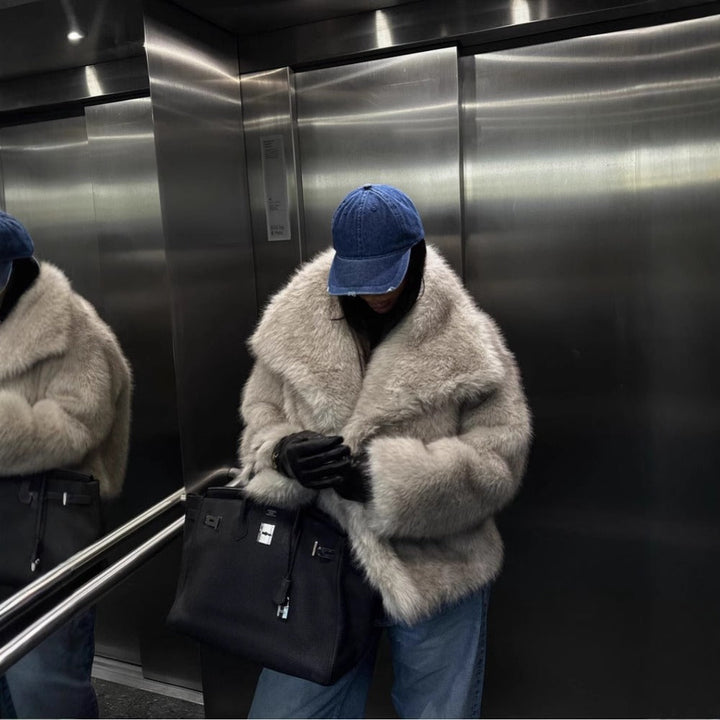 Bethany | Women’s Oversized Faux Fur Winter Fashion Coat