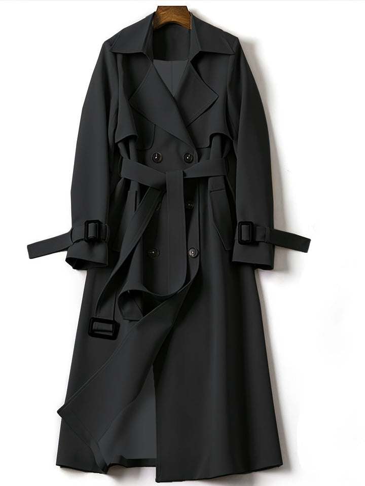 Hannah | Women’s Elegant Longline Office Trench Coat
