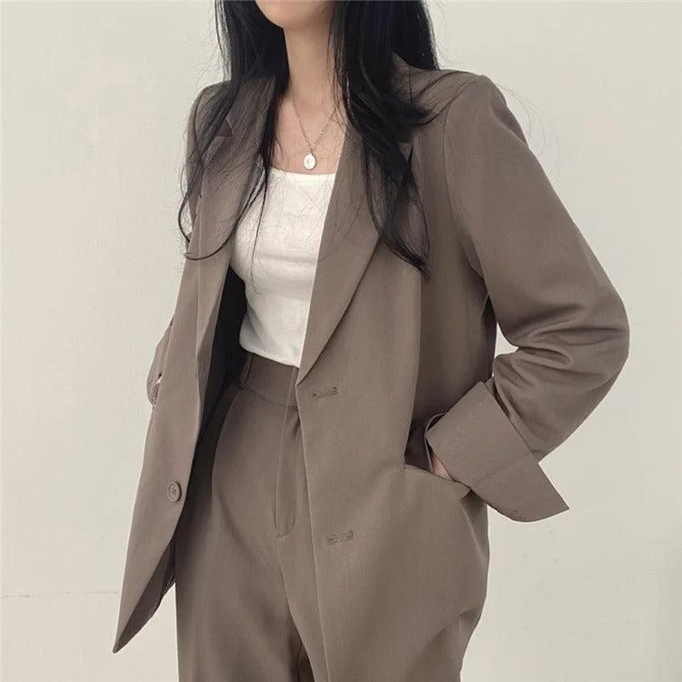Maria | Women’s Tailored Suit Sets With Long Blazer Statement