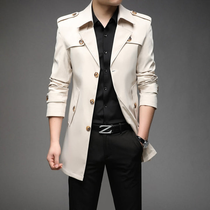 George | Men’s Classic Double-Breasted Trench Coat