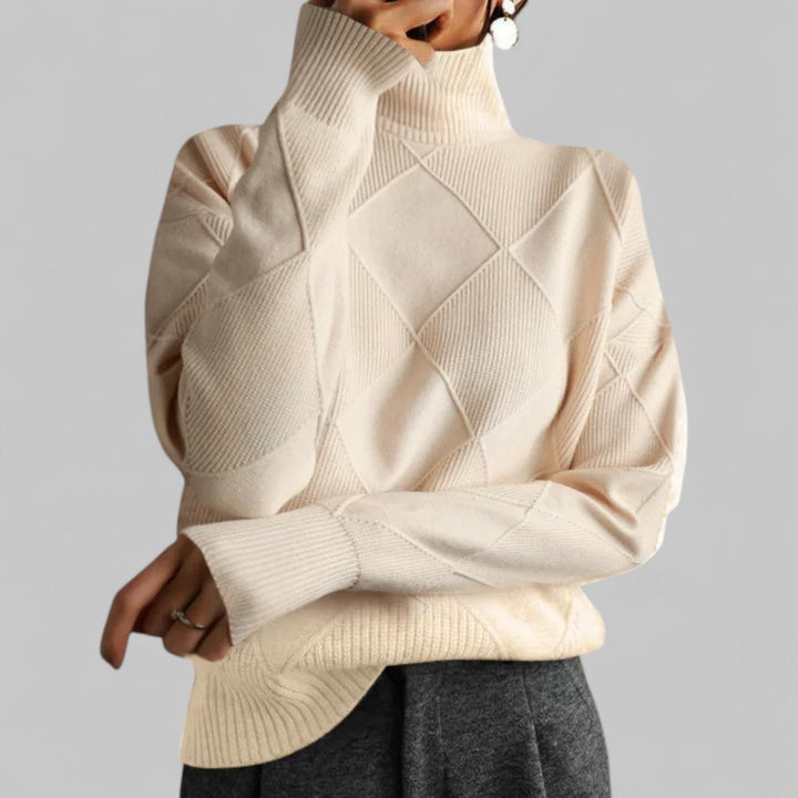 Samantha | Women’s Winter Oversized Casual Turtleneck Sweater