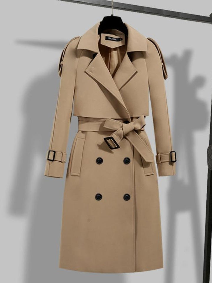 Emma | Women’s Elegant Cropped Formal Trench Coat