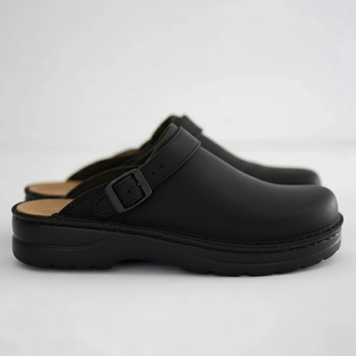 Arthur | Men’s Orthopaedic Leather Slip On Clogs