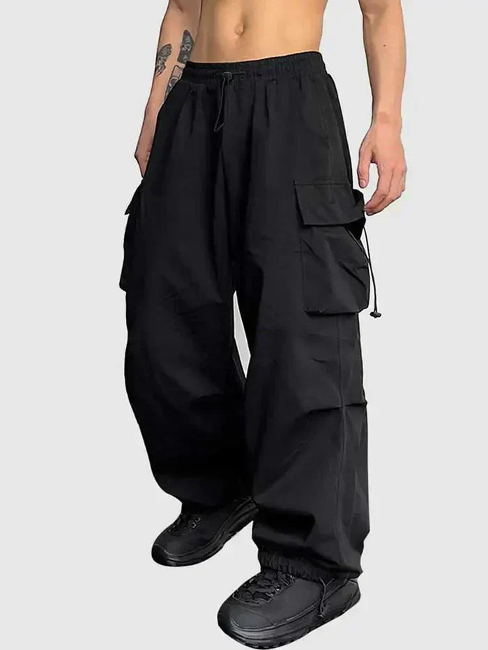 Jacob | Men Street Utility Wide Cargo Pants