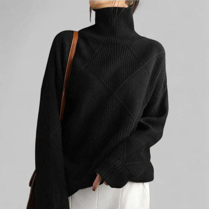 Samantha | Women’s Winter Oversized Casual Turtleneck Sweater