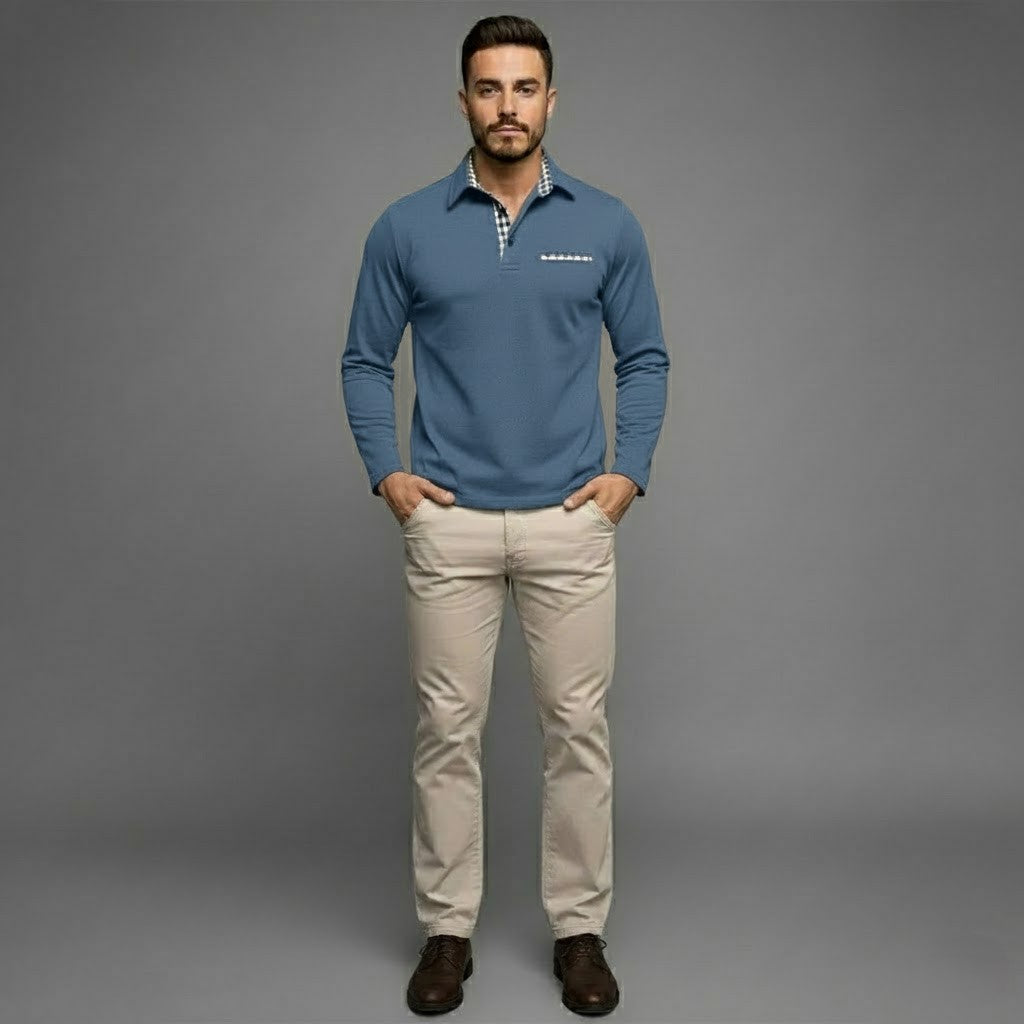 Scott | Men’s Winter Long-Sleeve Polo Shirt