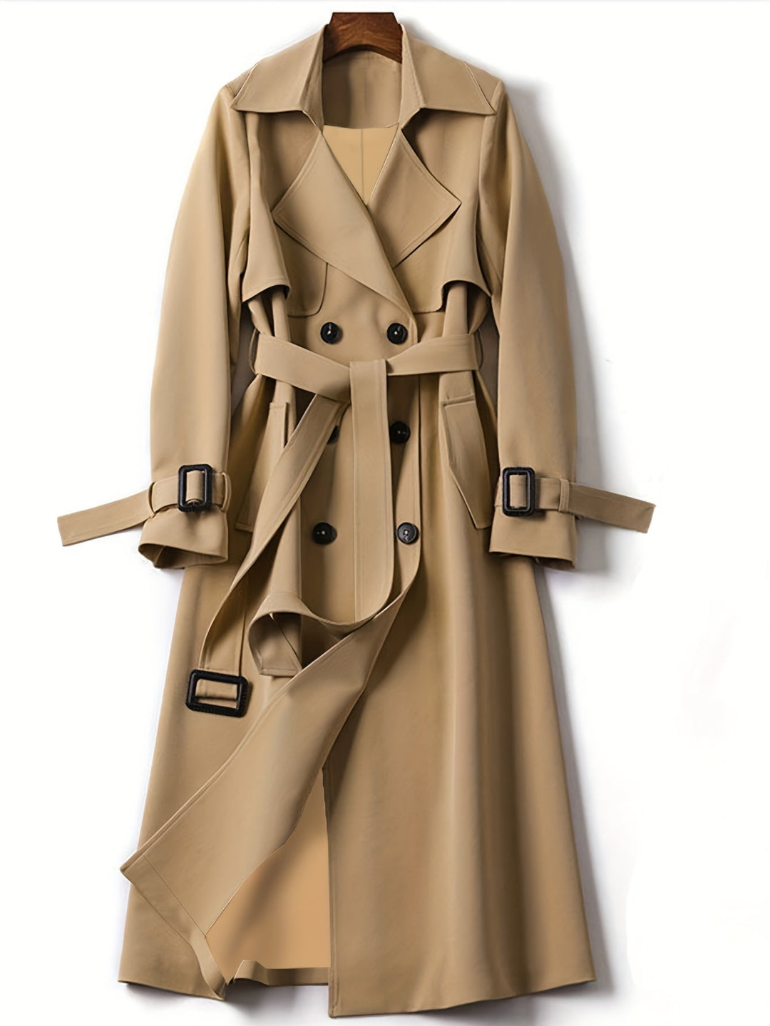 Hannah | Women’s Elegant Longline Office Trench Coat