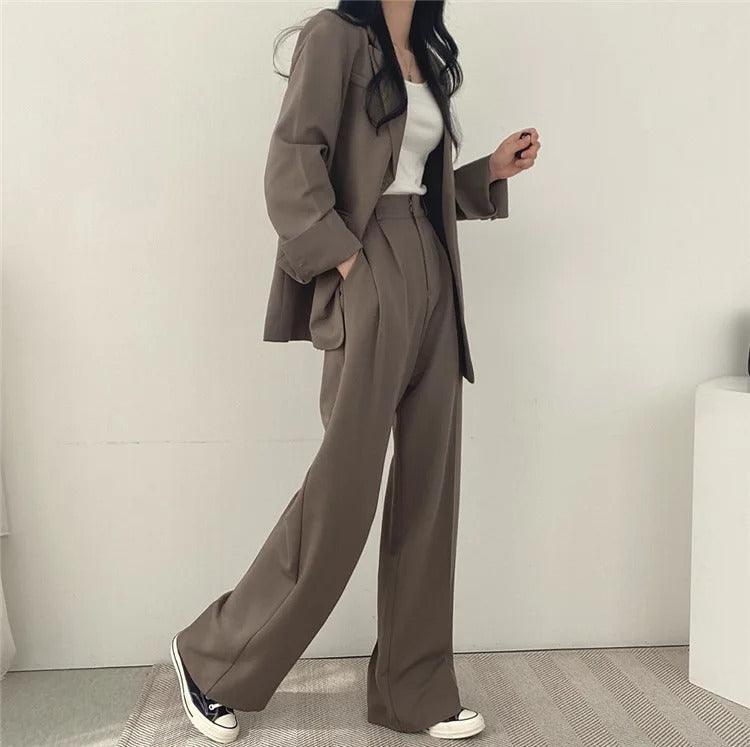 Maria | Women’s Tailored Suit Sets With Long Blazer Statement
