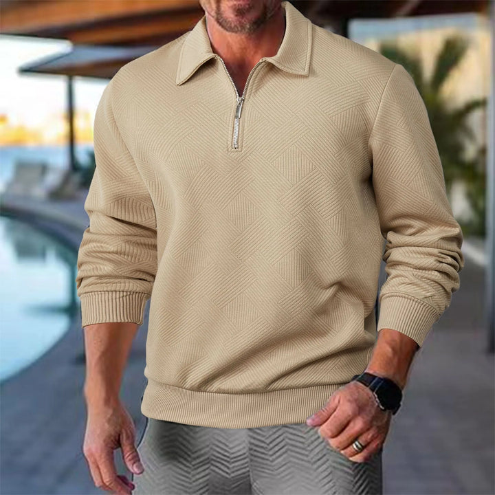Daniel | Men’s Premium Textured Quarter Zip Top